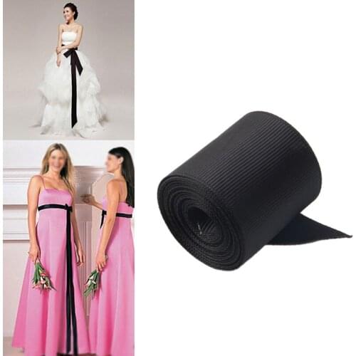 Women Sweet Bowknot Satin Ribbon Waistband Waist Belt Wedding DIY Silk Sash New