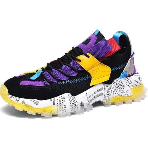 2020 New High Quality Spring Autumn Fashion Men Casual Shoes Breathable Height Increasing Adult Man Comfotable Chunky Sneakers