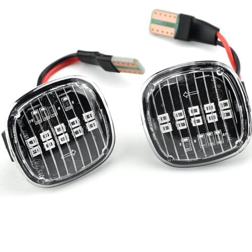2X Dynamic LED Side Marker Turn Signal Light Indicator For Skoda Fabia Octavia Superb Roomster SEAT Cordoba Ibiza AUDI A3 A4 A8