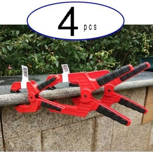 4/2pcs Universal heavy duty spring Plastic Nylon Adjustable Woodworking Clamps Wood Working Tools Spring Clip Carpentry Clamps