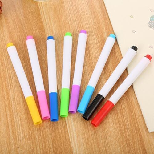 8pcs Watercolor Pen Novelty Student Writing Pen Art Supplies for Kids Cute Stationery Set Stationery Pastel Pens School supplies