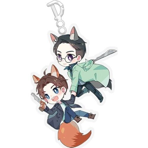 Acrylic Keychain Strap Keyring Zhenhun Zhen Hun Yaoi Cuples Zhu Yilong Bai Yu