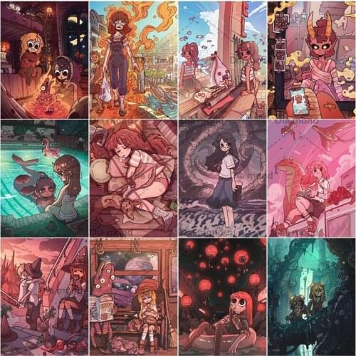 Diamond Painting Cartoon Character 5D DIY Mosaic Full Square Round Drill Diamond Embroidery Cross Stitch Mosaic Art Picture