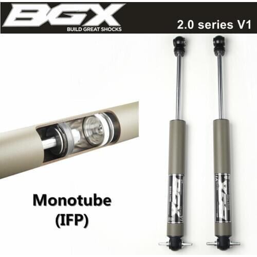 BGX MonoTube / IFP 2.0 Series V1 Rear Shocks for 07-18 Jeep Wrangler JK 1.5-3.5"