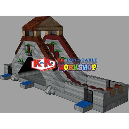Large fun world equipment Custom designed inflatable slide