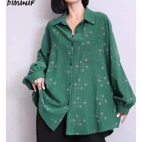 DIMANAF Women's Corduroy Shirts