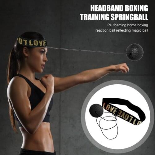 Hot Sale Boxing Reflex Ball Multi-function Boxing Reflex Speed Training Punch Ball Elastic Headband Set for Muay Thai Boxer