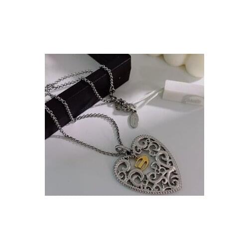 Retro Fashion Trend Love Heart Pendant Necklace