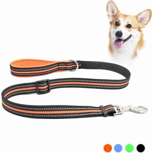 Reflective Dog Leash Nylon Pet Leash Rope For Small Medium Dogs Soft Breathab Pet Walking Leash Chihuahua Pitbull Pet Supplies