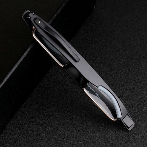 New mini TR90 folding Reading Glasses women portable with 360 rotating pen hook reading glasses Presbyopic Eyewear with bag