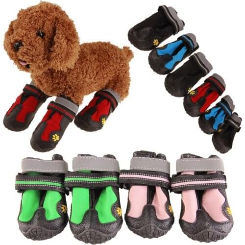 Pet Hiking Dog Shoes Plastic Shoes Are Abrasion-resistant Bite-resistant Non-slip Waterproof And More Durable