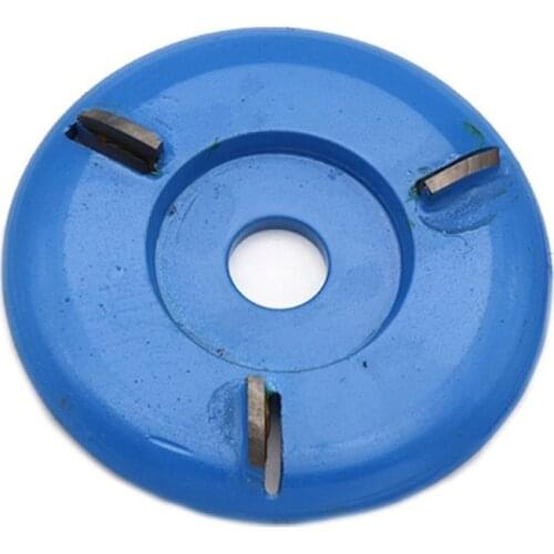 90mm Diameter 22mm Bore Rotary Planer Curved Blade Power Wood Carving Disc Arc Milling Carpentry Flat Turbo Disc