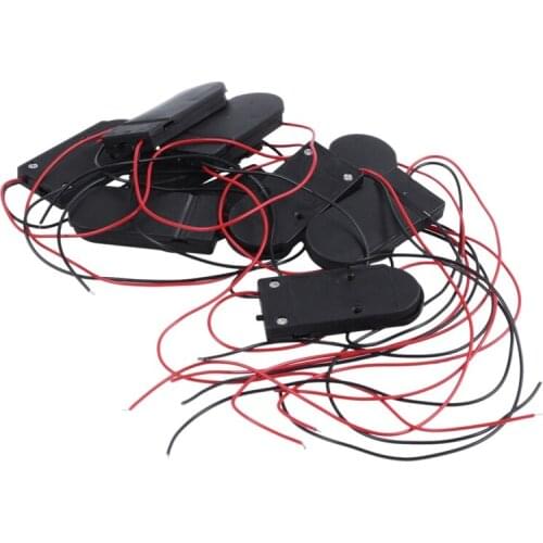 Retail 10 PCS ON/OFF Switch 2 x 3V CR2032 Cell Button Battery Holder for LED