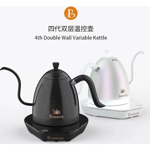 Brewista 220V 600ML Electric Gooseneck smart temperature control teapot coffee brew kettle longspout pour over handdrip pot