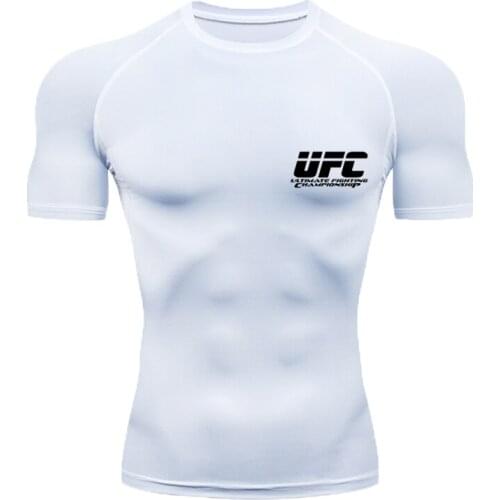 Mens Sportswear Gym Sports T-Shirt brand Mens T-Shirt Running Suit Football T-Shirt Breathable T-Shirt Basketball T-Shirt MMA