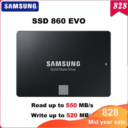 SAMSUNG SSD 860 EVO 250GB 500GB Internal Solid State Disk HDD Hard Drive SATA3 2.5 inch Laptop Desktop PC MLC disco duro 1 TB