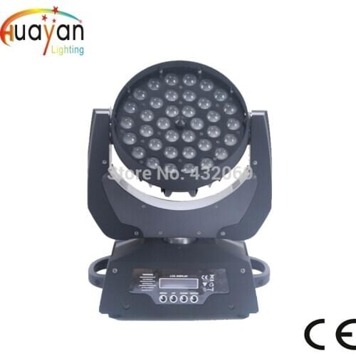 LED Washing Zoom Moving Head Light 36x12W RGBW Suitable For DMX Stage Light Professional/KTV Effect Light