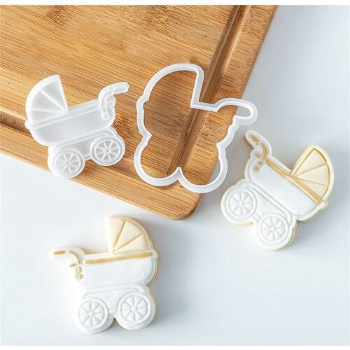 Cake Decoration Cake Cutter Mold Princess Happy Birthday Baby Shower Cake Cookie Press Stamp Embosser Fondant Craft Cutter 1PC