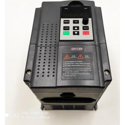 VFD 4KW 220V Single Phase Input and Output 3-Phases 220V Frequency Inverter Free shipping