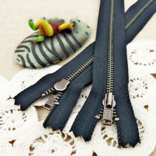 50 PCS/LOT Metal YKK Zipper Close End RESTRO SILVER FOR Sewing ACCESSORIES JEANS FRONT POCKET SHOES CLOTHING
