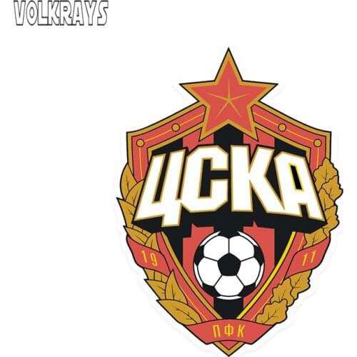 Volkrays CSKA Moscow Car Sticker PVC Funny Auto Sticker Styling Waterproof Sunscreen Decal Accessories PVC,17cm*13cm