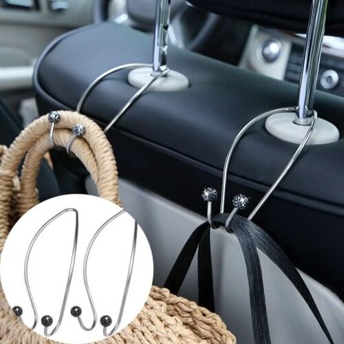 Auto Hooks Car Hangers Organizer Seat Headrest Hooks Strong and Durable Backseat Hanger Storage Universal 1 Pack