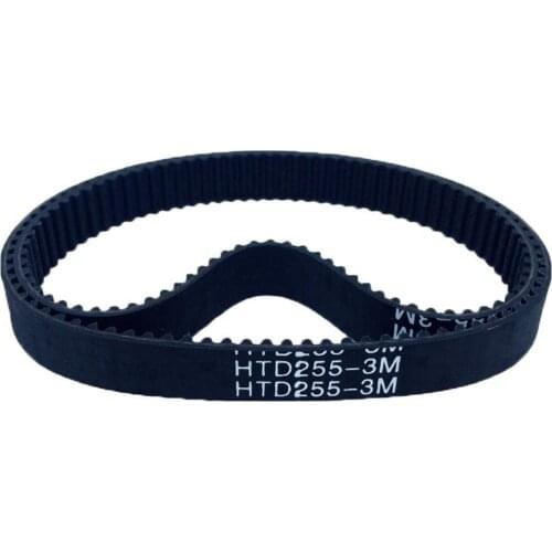 1Pcs Width 10mm/15mm, HTD3M Black Rubber Closed Loop Timing Belt, Perimeter 240mm to 273mm, Teeth 80-91, For CNC Machine/Step