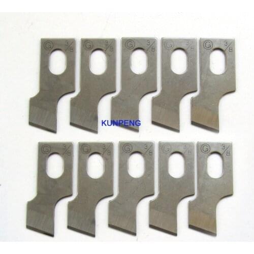 10PCS #B2702-047-K00 3/8" KNIFES FIT FOR Juki LBH-761,LBH-771,LBH-781,LBH-1790