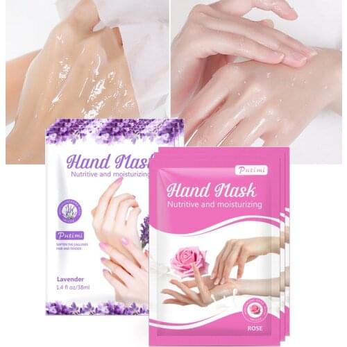 10Packs Lavender/Rose Hand Masks Whitening Skin Care Moisturizing Smooth Remove Dead Skin Spa Gloves Hand Cream Hand Scrub Patch