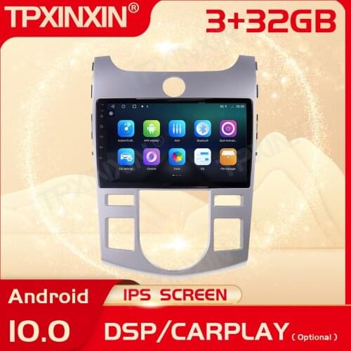 2 Din Carplay Android Radio Receiver Multimedia Stereo For Kia Cerato 2008 2009 2010 2011 2012 2013 IPS GPS Navigation Head Unit