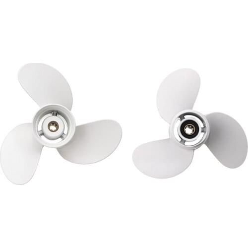 2 Pcs Boat Propeller 8 1/2 X 7 1/2 For Yamaha Outboard Engine 6-8Hp 6G1-45943-00-El & 6G1-45941-00-El