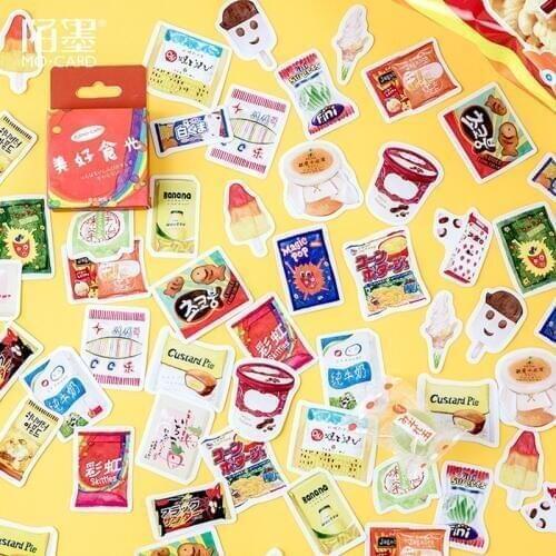45 pcs/lot Yummy Snack Mini Paper Sticker Decoration Diy Ablum Diary Scrapbooking Label Sticker Kawaii Stationery