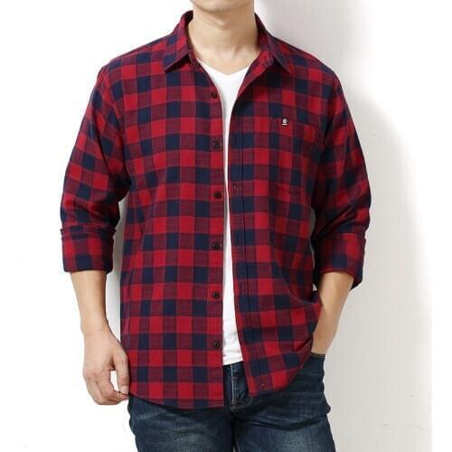 8XL 7XL big size Spring autumn cotton plaid Men Shirts Long Sleeve Mens Casual Shirt Men Flower Dress Shirts camisa masculin