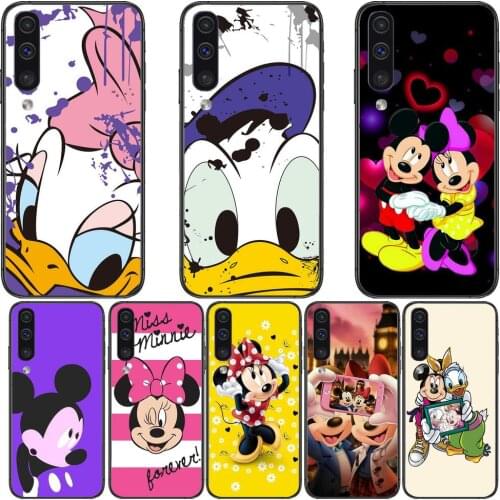 Mickey Mouse and Donald Duck Phone cover hull For SamSung Galaxy S8 S9 S10E S20 S21 S5 S30 Plus S20 fe 5G Lite Ultra black soft