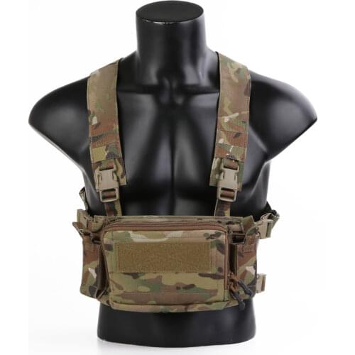 Emersongear D3CR Micro Chest Rig Mini Spiritus Airsoft Hunting Vest Military Army Carrier Vest Easy Armor W Mag Pouches