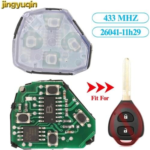 Jingyuqin Remote Car Key Internal Core 433MHZ 26041-11h29 For Toyota Camry Corolla Prado Vehicle Assembly Inner Part