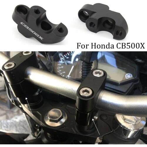 For Honda CB500X CB 500 X 2013-2018 NC700S NC700X 22mm 7/8" Handlebar Fat Riser Mounting Risers Motorcycle CNC Billet Aluminum