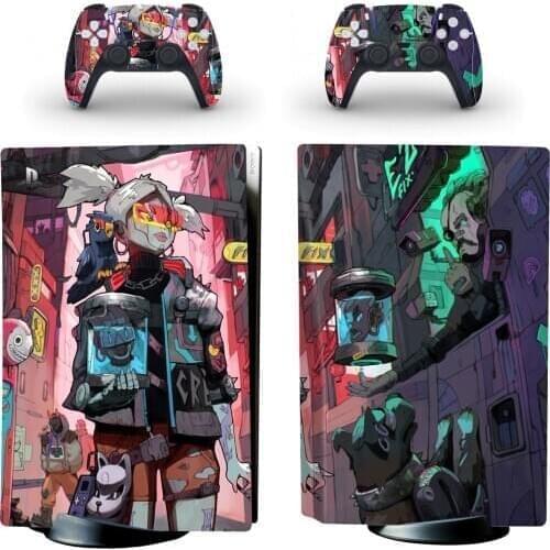 New Game PS5 Standard Disc Edition Skin Sticker Decal Cover for PlayStation 5 Console and 2 Controllers PS5 Skin Sticker
