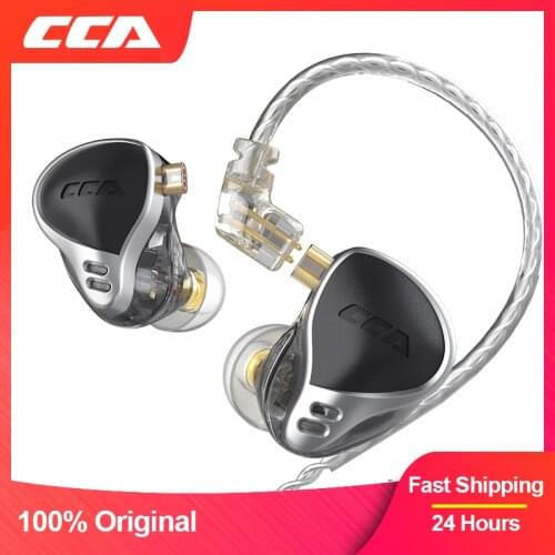 CCA CA24 Headset 24 BA Units HIFI Bass In Ear Monitor Balanced Armature Earphones Noise Cancelling Earbuds Sport For KZ AST AS16