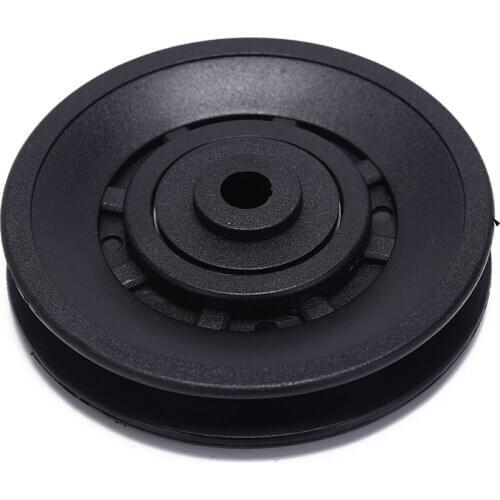 Universal 50mm/90mm/100mm Diameter Wearproof Nylon Bearing Pulley Wheel Cable Gym Fitness Equipment Part Color Randomly