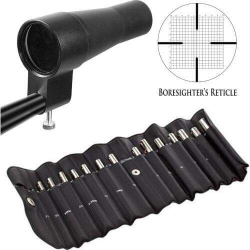 Optics Boresighter Kit, for Calibers from .177 to .50(.177, .22, 6mm, .25, 6.5mm, .27, .30, .32, .338, .35, .375, .44, .45, .50)