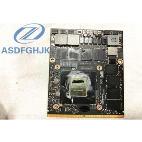 Original for NVIDIA for Quadro P5000 MXM 16GB GDDR5 Video Card N17E-Q5-A1 for Lenovo Video Graphics Card 180-1G418-DAAB-A00