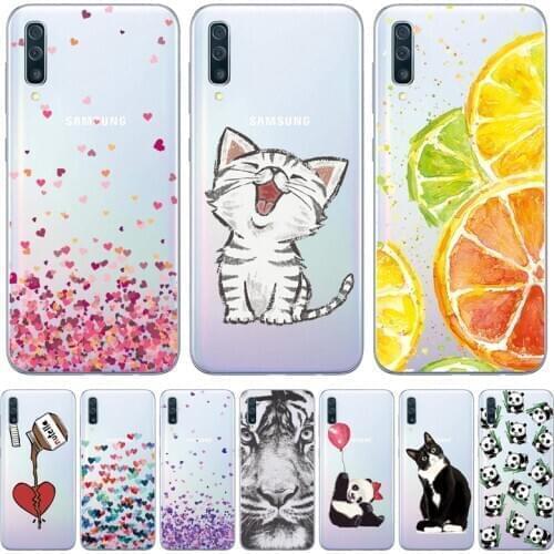 Silicone Case For Samsung Galaxy A50 A40 A70 A10 A20 A30 A80 A10E A20E A10S A20S A30S Cover Soft TPU Protective Phone Case