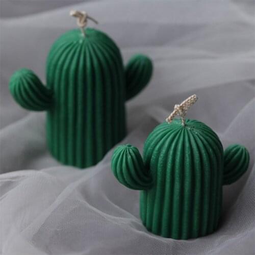 Cute Cactus Candle Mold Silicone Mold Aromatherapy Plaster Mold Handmade Crafts Mold DIY Gifts Home Decoration