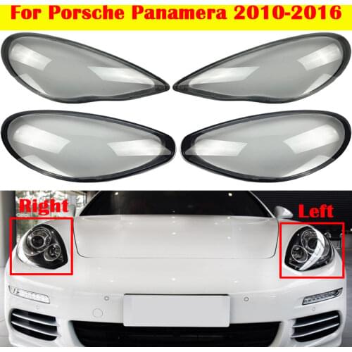 Light Lamp Car Headlight Cover For Porsche Panamera 2010-2016 Lens Glass Shell Front Headlamp Auto Transparent Lampshade