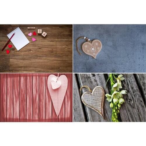 Love Heart Pink Board Background Photography Photo Backdrop Prop Vinyl Art Cloth