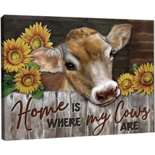 Animal Posters Wall Art Retro Good Mood Plant Sunflowers Poster Print Canvas Painting For Office Living Room Fashion Home Decor