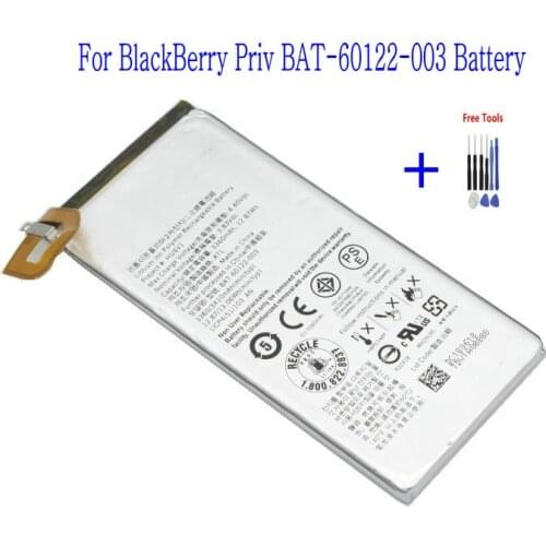 1x 3360mAh / 12.87Wh BAT-60122-003 Phone Replacement Battery for blackberry priv Batteries Batterie Bateria + Repair Tools kit