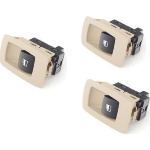3 piece Front left or right Beige Window Lifter Switch For BMW E53 E71 E72 E83 E90 E91 316i 318i 320i 61316945876