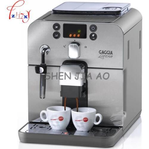 220V Business/home automatic Italian coffee machine 1.2L coffee machine intelligent stainless steel Italian coffee machine